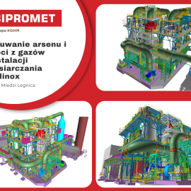 newsimage Usuwanie arsenu i rtęci z gazów instalacji odsiarczania Solinox w Hucie Miedzi Legnica